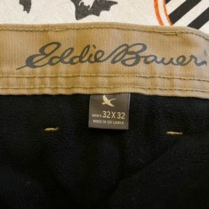 Eddie Bauer fleece lined khakis